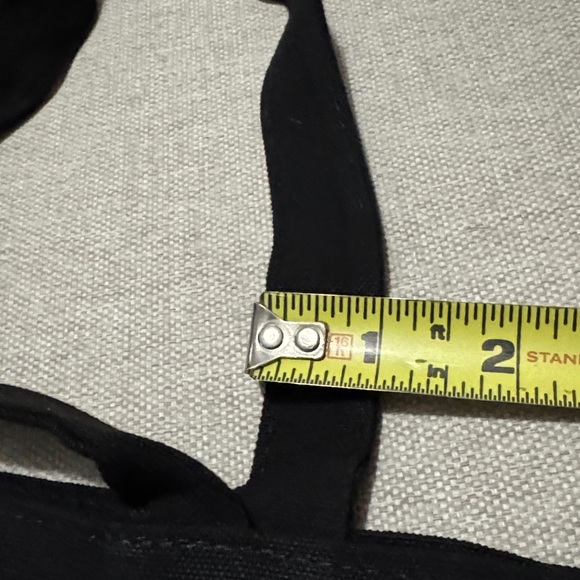 Like New-Fabric Open Top Tote Bag-Black/Rainbow Colored Logo - Picture 8 of 10